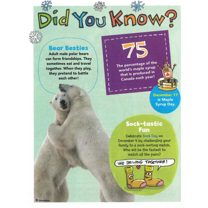 Chickadee: Ages 6-9 (8 issues)