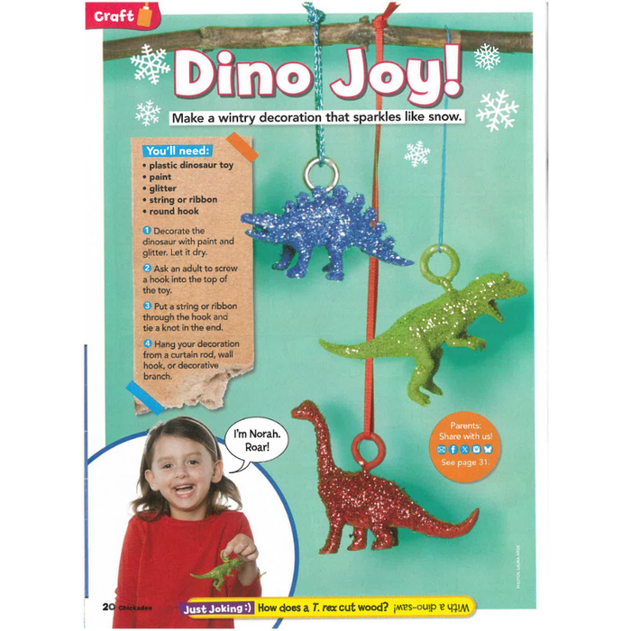 Chickadee: Ages 6-9 (8 issues)