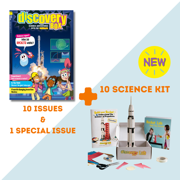 DiscoveryBox (English/英文) + DiscoveryBox Lab ( Magazine & kit) : Ages 7-14