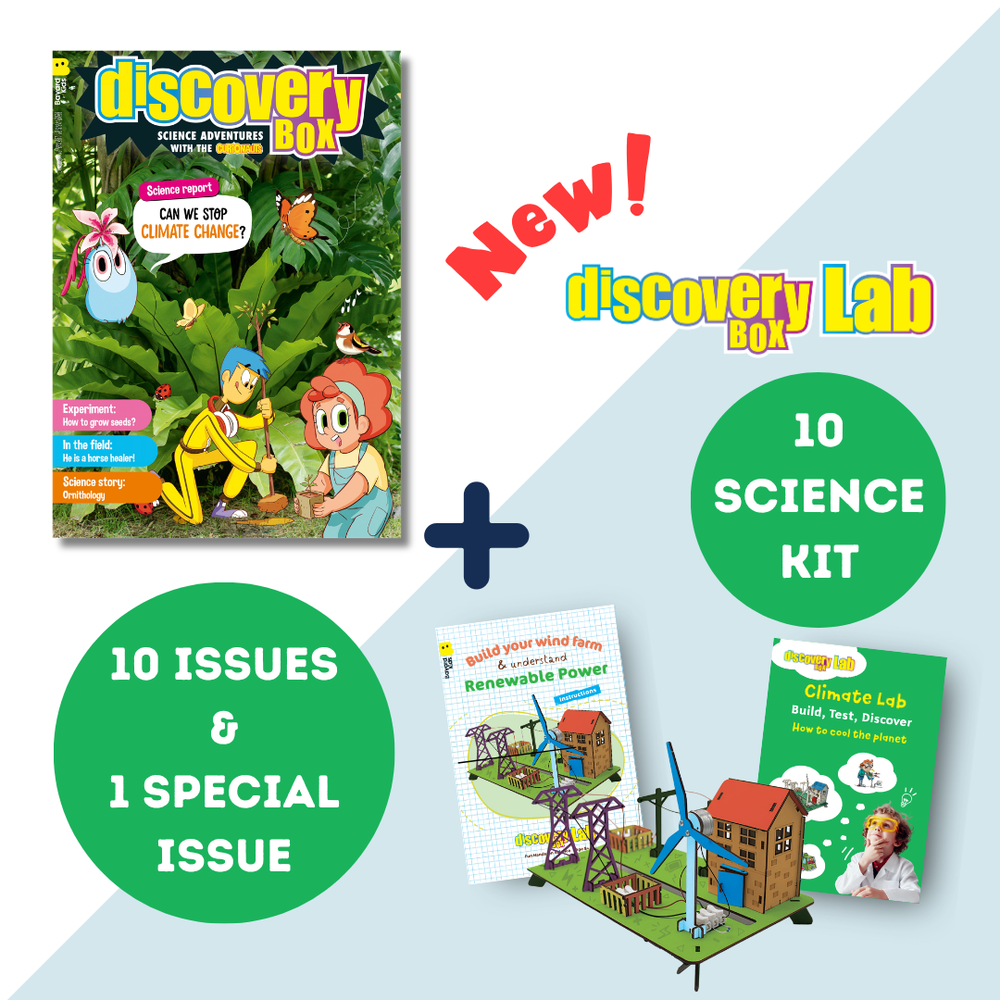 DiscoveryBox (English/英文) + DiscoveryBox Lab ( Magazine & kit) : Ages 7-14