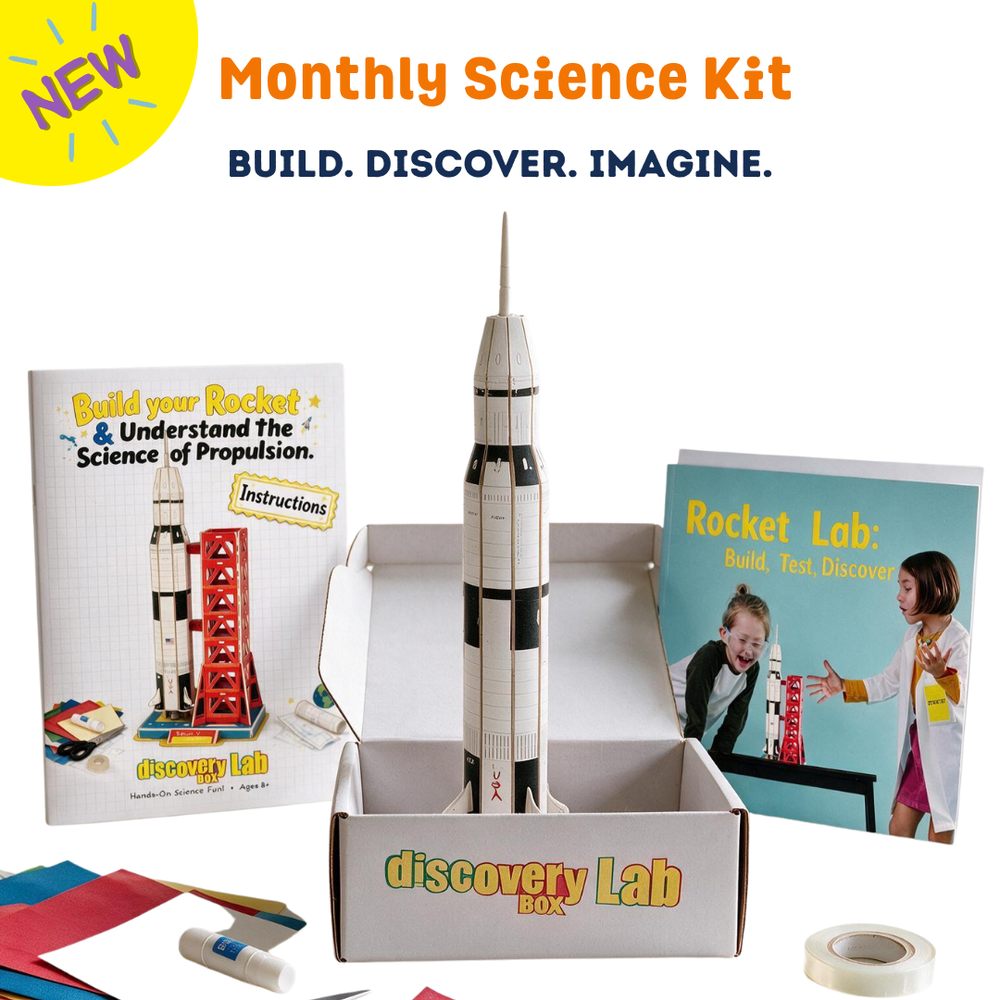 DiscoveryBox Lab - Monthly Science Kit (10 Kits)  : Ages 7-14