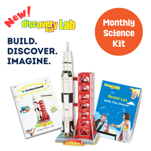 DiscoveryBox Lab - Monthly Science Kit (10 Kits)  : Ages 7-14