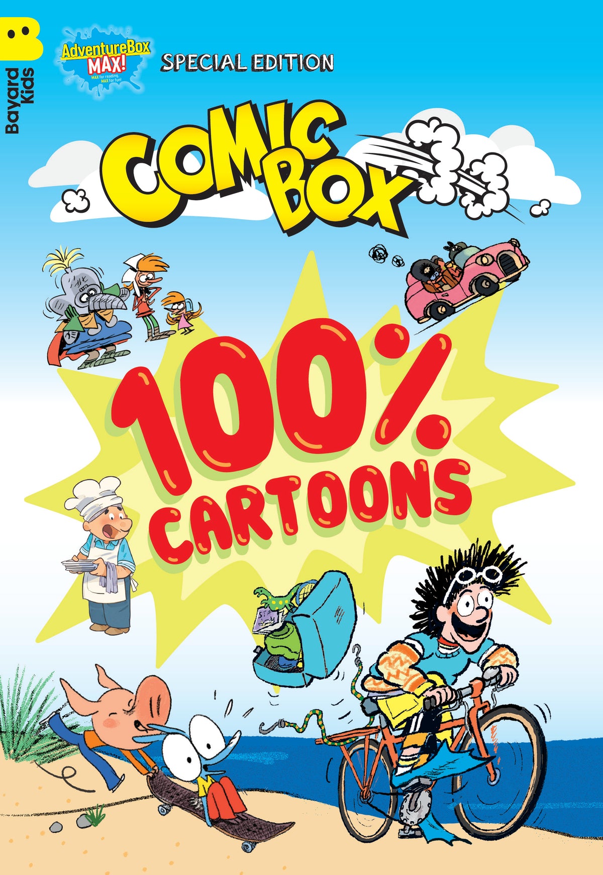 AdventureBox Max! Comic Box 100% Cartoons (Vol.3) — Bayard Press