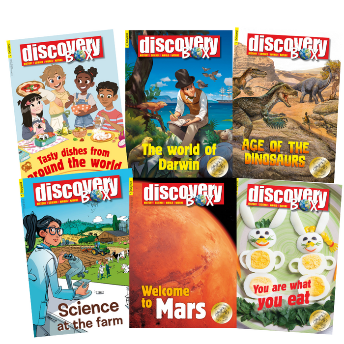 DiscoveryBox: Ages 7-14 (10 regular + 1 special issues) - English